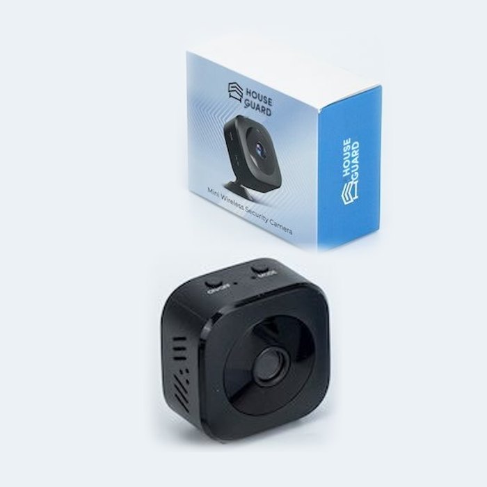 House Guard cube security camera and box